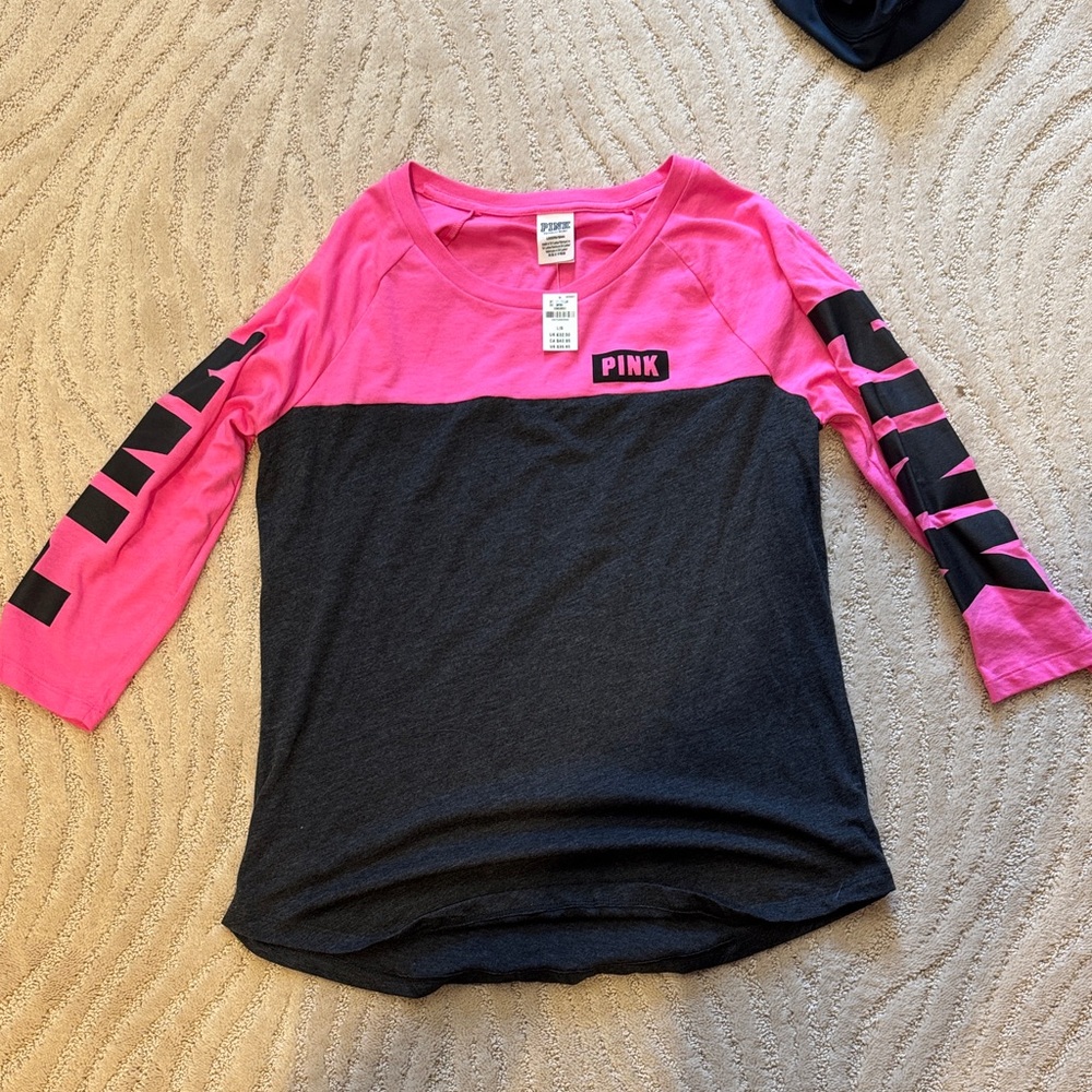 Pink 3/4 Sleeve Shirt
